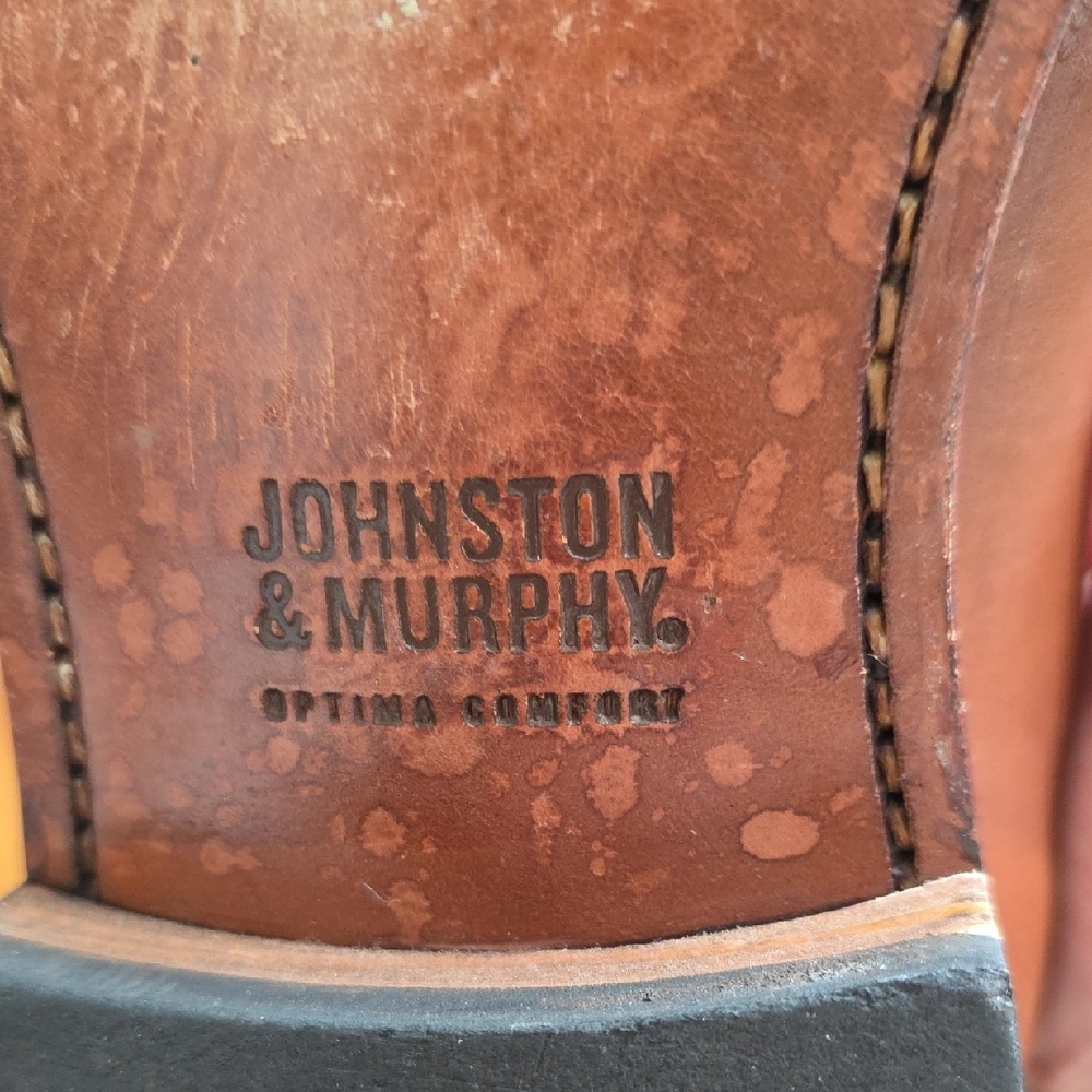 Johnston & Murphy Tan Tassel Leather Loafers - Picture 7 of 9